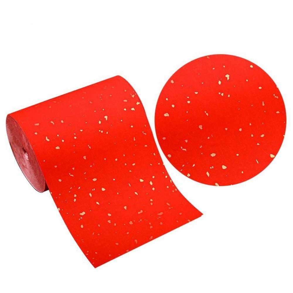 20m Blamk Wannianhong Couplet Long Roll Red Gold-painted Couplet Paper Thicken Traditional Brush Calligraphy Paper