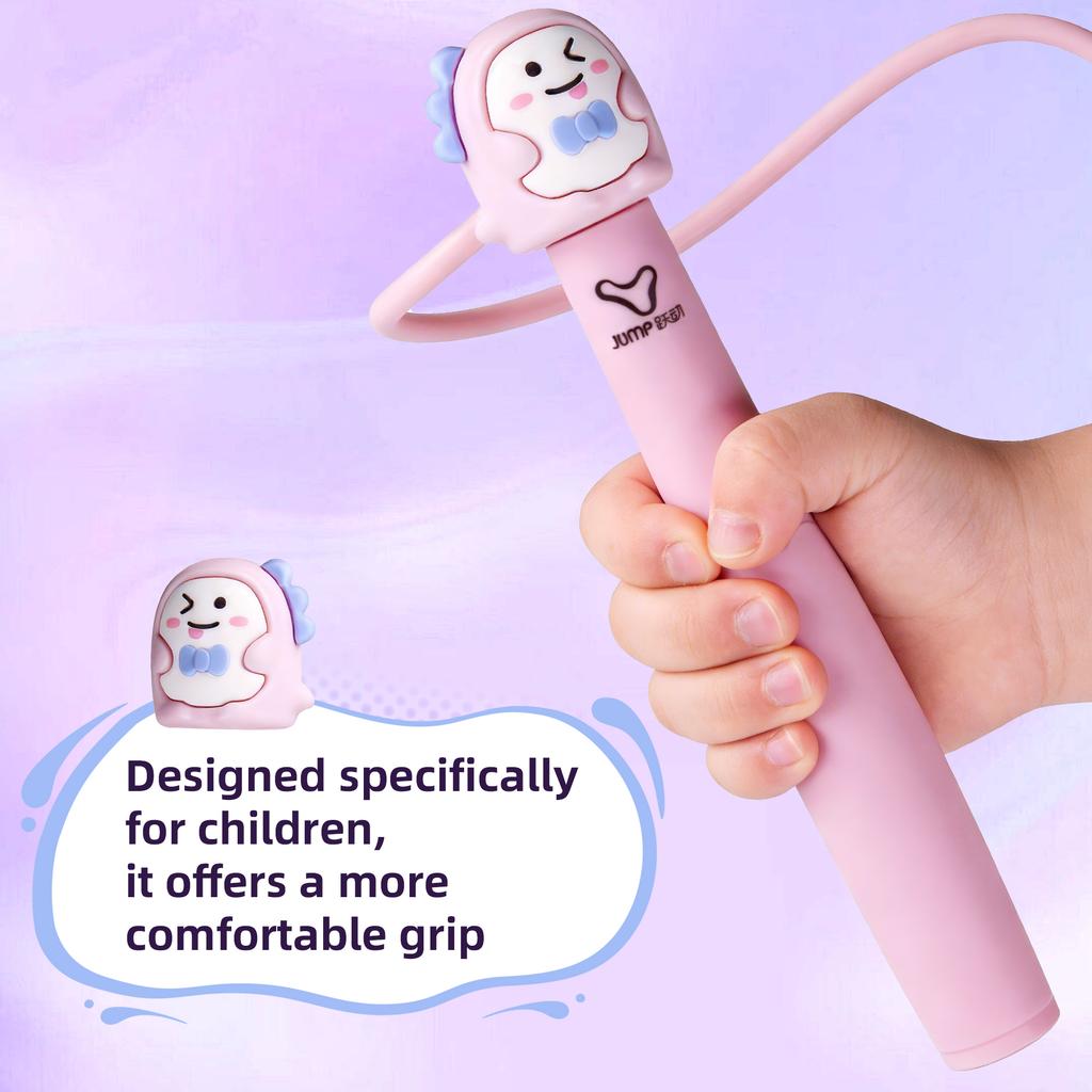 Yuedong Q1 Children Sport Adjustable Length 2.4M Light PVC Jump Rope CPC Certified Custom Logo for Kids Brand