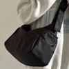 Adjustable Casual Shoulder Bag Solid Color Sports Messenger Bag Nylon Tote Bag  Commuting