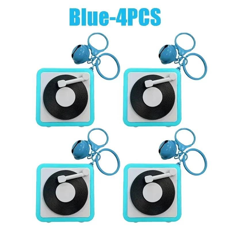 Vintage Style Music Box Keychain With Personal Voice Recording Feature This Cute Mini Phonograph For Car Key Holder