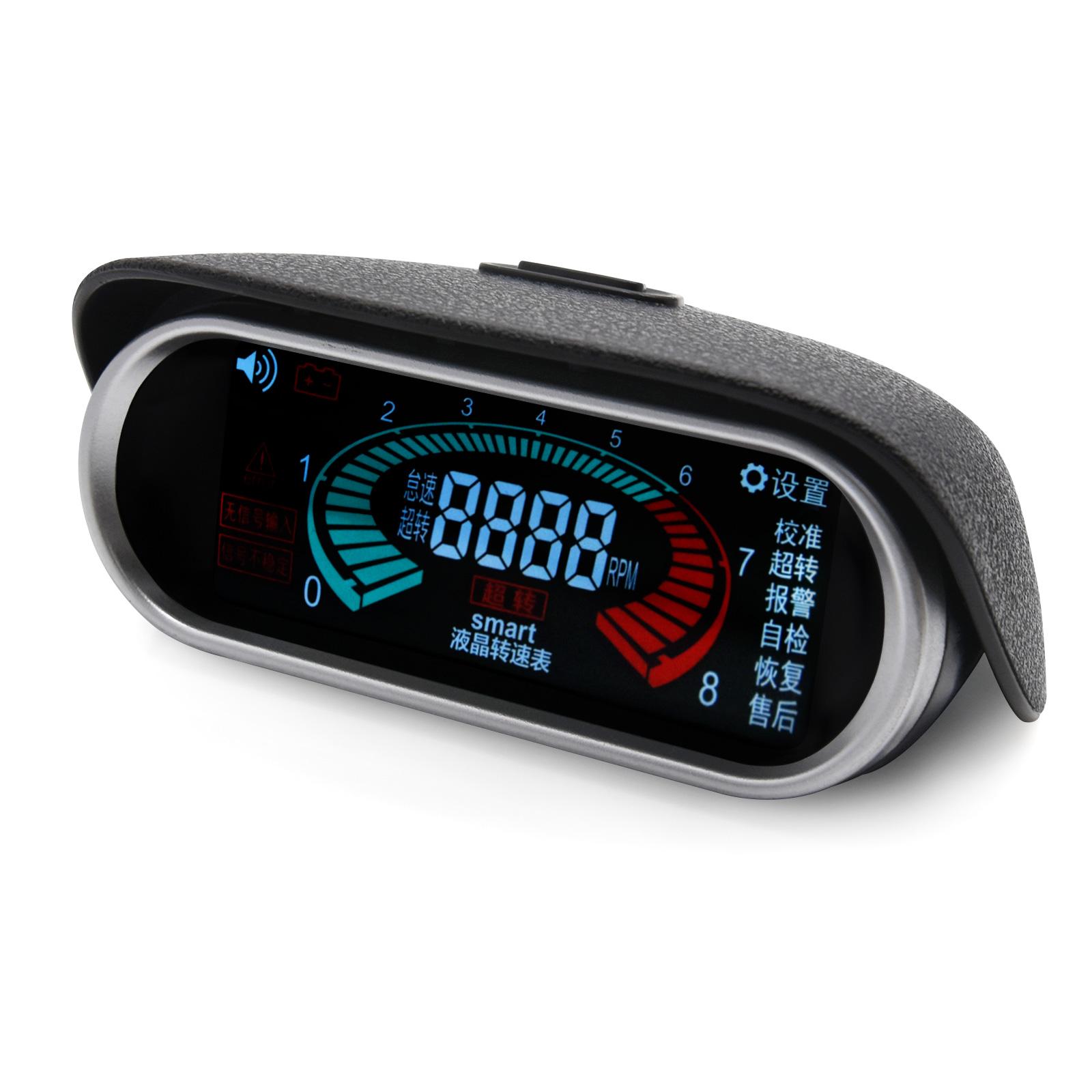 

Высококачественный универсальный автомобильный ЖК-тахометр, цифровой тахометр двигателя, автомобильный мотоцикл, измеритель оборотов 12/24 В, доставка из Tachometer