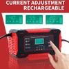 Intelligent Charging Motorcycle Battery Charger 12V 6A Battery Repair Charger  Vehicle Repair