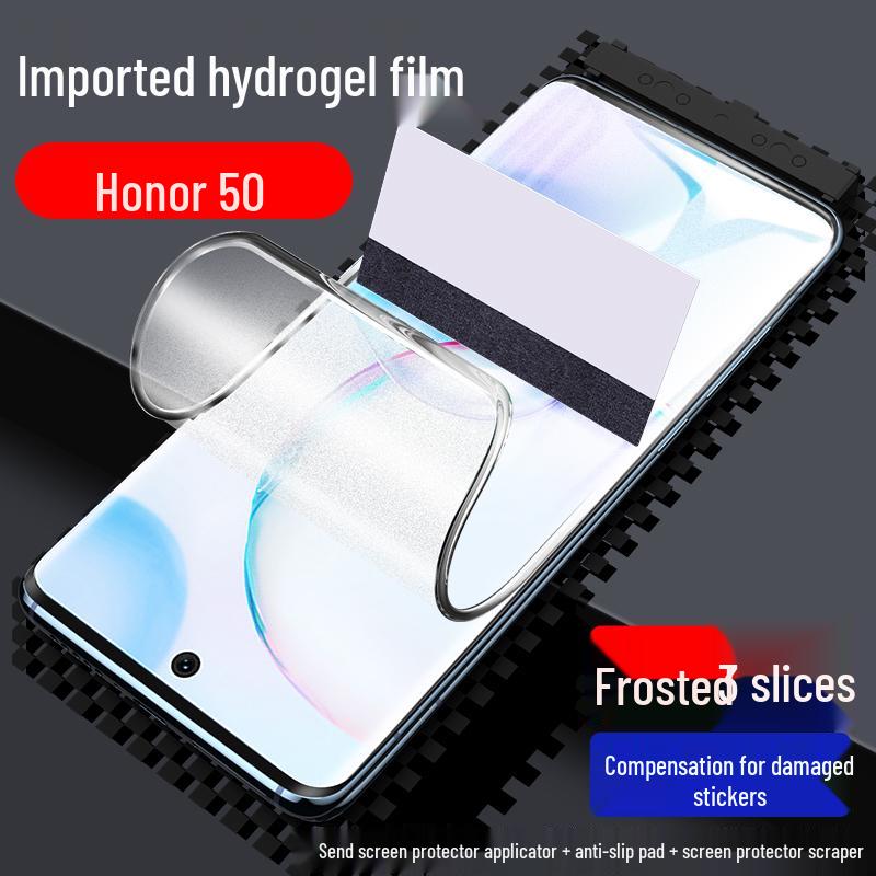 Hydrogel & Tempered Screen Protector for Honor 50, 50 Pro, & 50 SE - Full Coverage
