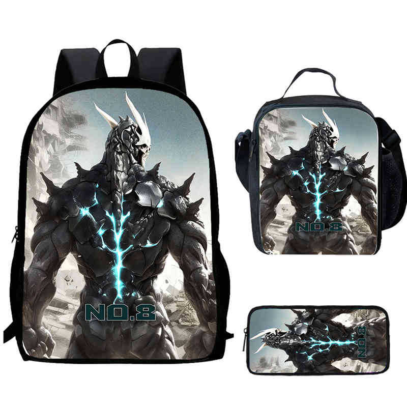 Monster No. 8 Schoolbag Multi-Functional Cross-Border Backpack