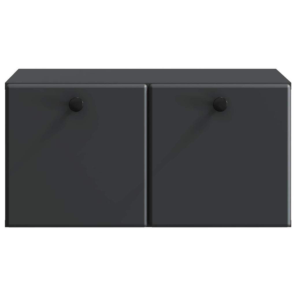 Wall Mounted TV Cabinet 59.5 x 41 x 30 cm Black