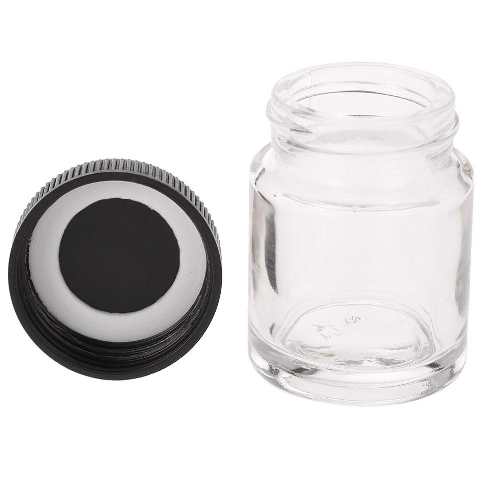 

10 шт. Аэрограф Стеклянные и ПП Бутылки 34 унции 22 куб. см Бутылки-баночки для аэрографа с пластиковой крышкой Для использования на