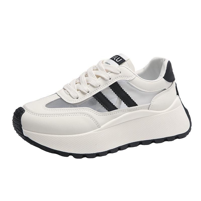 

Обувь Forrest Gump Женская летняя дышащая универсальная сетчатая обувь Женская обувь Повседневная обувь для папы на платформе Модные однобортные туфли 40