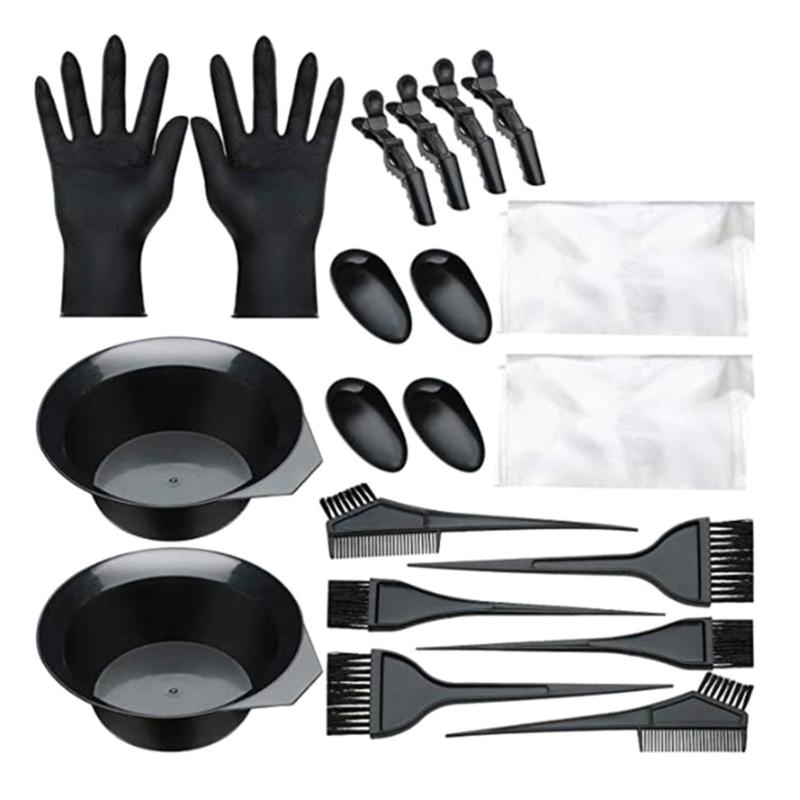 

Pack of 20 Nature-Friendly Hair Coloring Tools Kit Includes MultiPurpose Brushes and Combs for Salon-Like Results 1
