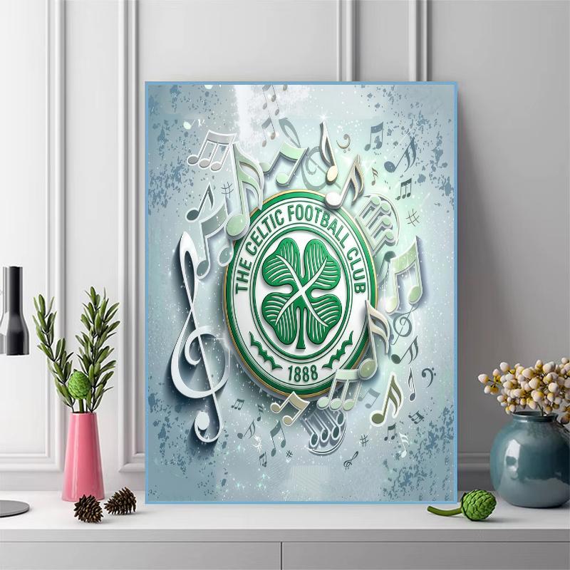 Celtic F.C 100% Round Full Drill 5D DIY Diamond Painting Embroidery Cross Stitch Rhinestone Décor