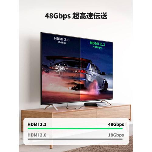 UGREEN HDMI Extension Connector HDMI Relay Adapter 8K 60Hz HDMI Ver2.1 Extension Adapter 48Gbps HDMI2.1 Standard Ultra High Speed ??HDMI Female Female