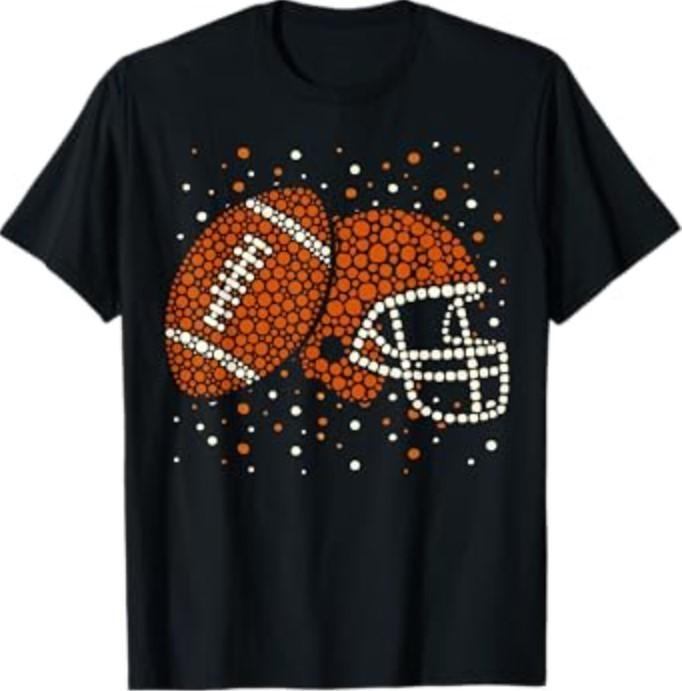 Happy Dot Day 2025 Polka Dot Football Lover T-Shirt Unisex T-Shirt XXXL