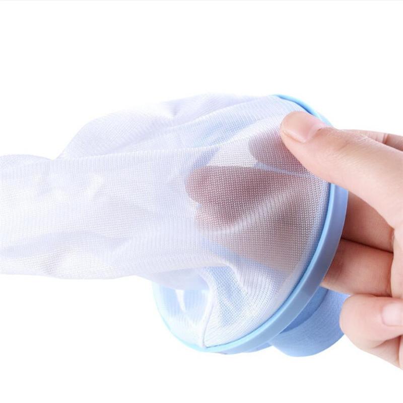 Schwimmender Flusenfilter-Netzbeutel, schwimmendes Filternetz für Waschmaschinen, blumenförmiges, wiederverwendbares Tierhaarfänger-Entferner-Wäschewerkzeug