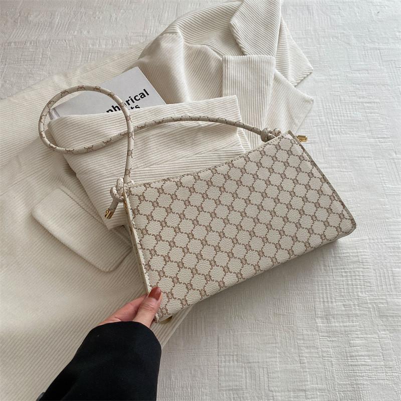 Элегантная Минималистичная Женская Маленькая Сумочка Стильная Весенняя Сумка Через Плечо Черного, Хаки И Кремового Цвета OffWhite