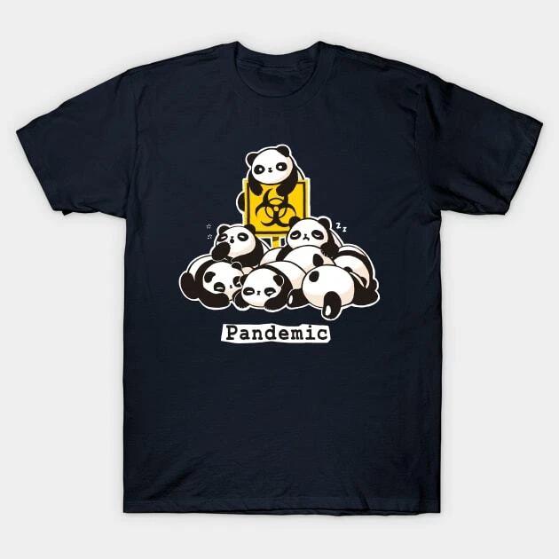 Funny Panda Pun - Pandemic 2020 - Social Distancing Made in Australia T-Shirt XL
