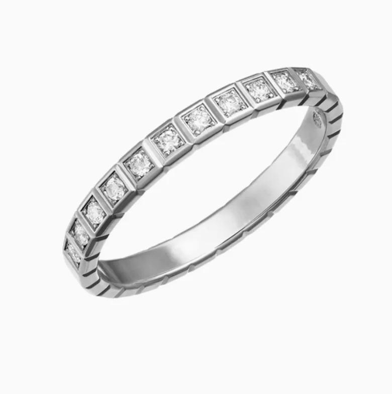 Neuer Vintage 925er Sterlingsilber Eiswürfel Stil Pave AAA Zirkonia Liebesschmuck Ring für Damen und Herren Feiner Schmuck Sondergröße