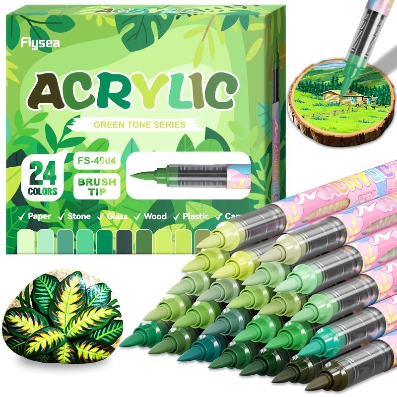24-Color Marker Set, Suitable for Various Materials. It Offers Rich, Vibrant Colors, Making It an Ideal Choice