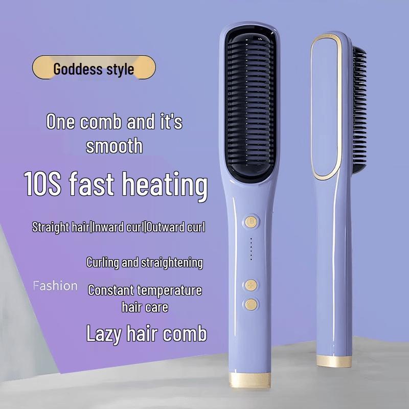 

LISM 2-in-1 Hair Straightener & Curler Comb
