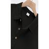Mens Loose Fit Casual Short Sleeve Turn Down Collar Polo Shirt
