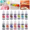 10ml Colorante Alimentare Resistente allo Sbiadimento Facile da Mescolare Ingrediente Naturale Fondant Glassa Torta Colorante Alimentare Articoli da Forno