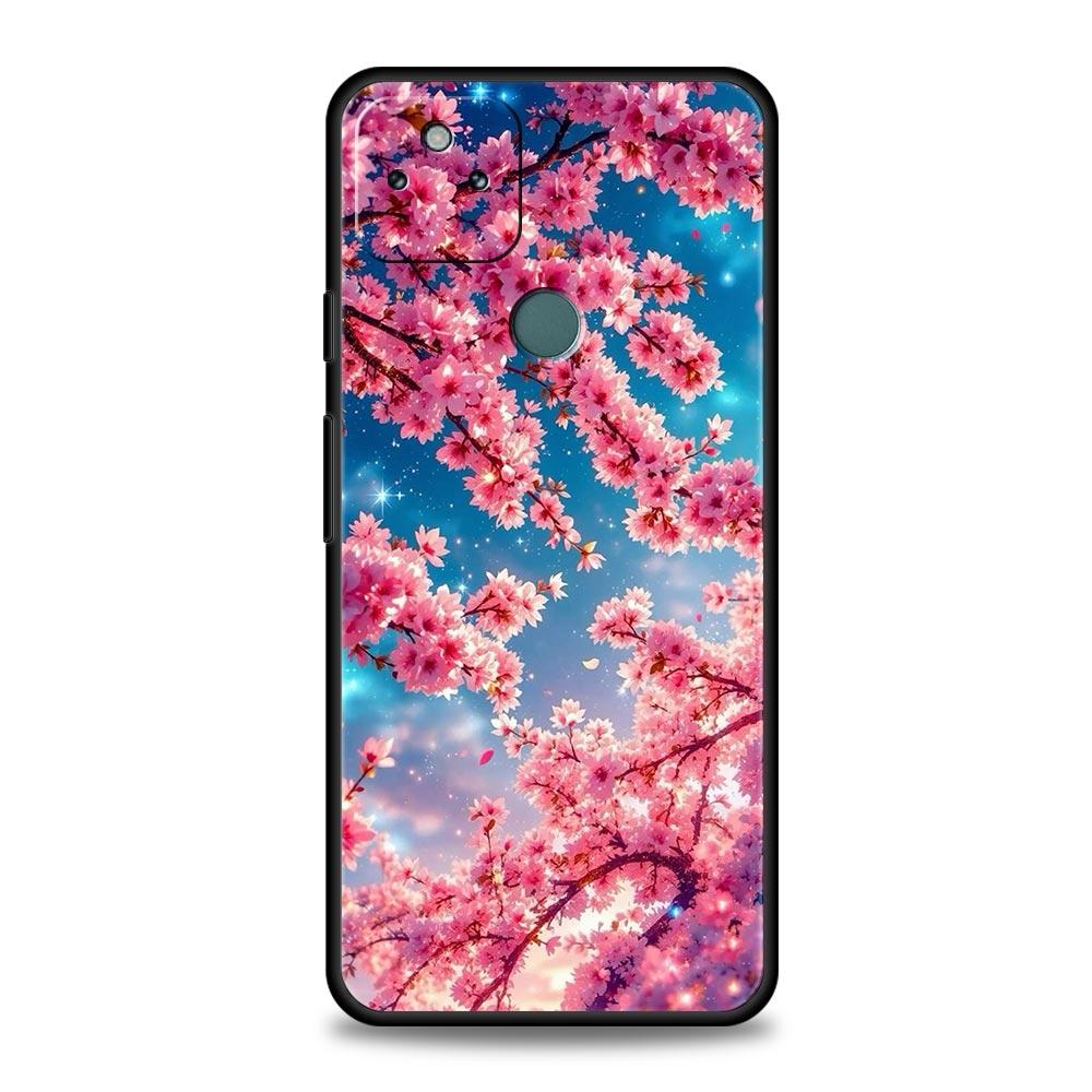 

Korean Flower Phone Case Cover for Google Pixel 10 9 8 7 6 9A 8A 7A 6A Pro Shockproof Soft TPU 10 Pro XL Shell Fundas Capas Bags Pixel 9 Pro XL