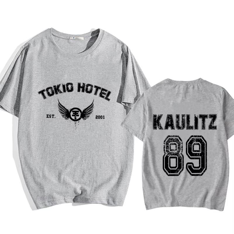 Hot Tokio Hotel Band T Shirt Street Hip Hop Rapper Oneck Gothic Teeshirt Summer High Quality Tshirt Sudaderas Retro Soft Tees