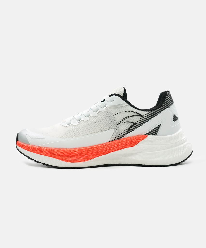 Vitro Unisex Lightweight Running Shoes Alma (White & Neon Orange)
