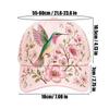 Baseball Hat Flower and Bird Print Adjustable Breathable Cotton Headgear Sun Hat Women for Summer Travel Outdoor Sports Running
