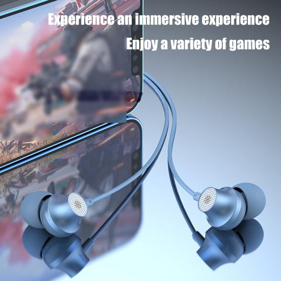 Wired Earphone Type-C Charging HD-calling Stereo Surround Music Listening Intelligent Noise Reduction Wired Headset Audio Accessories