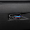 Car Glove Box Decal Storage Box Sticker Carbon Fiber Trim Compatible with BMW F30 F31 F34 3GT F32 F33 F36 3 4 Series Accessories