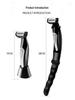 2024 USB Rechargeable Electric Back Shaver - Waterproof with Handle