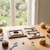 Card Holder Die with Wooden Board Craft Tool Repeatable for Workshops