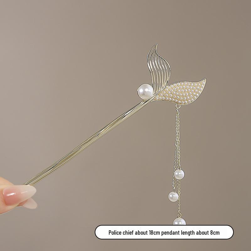 Vintage Chinese Style Hairpin for Updos - Elegant Retro Hair Stick with Tassel for Qipao