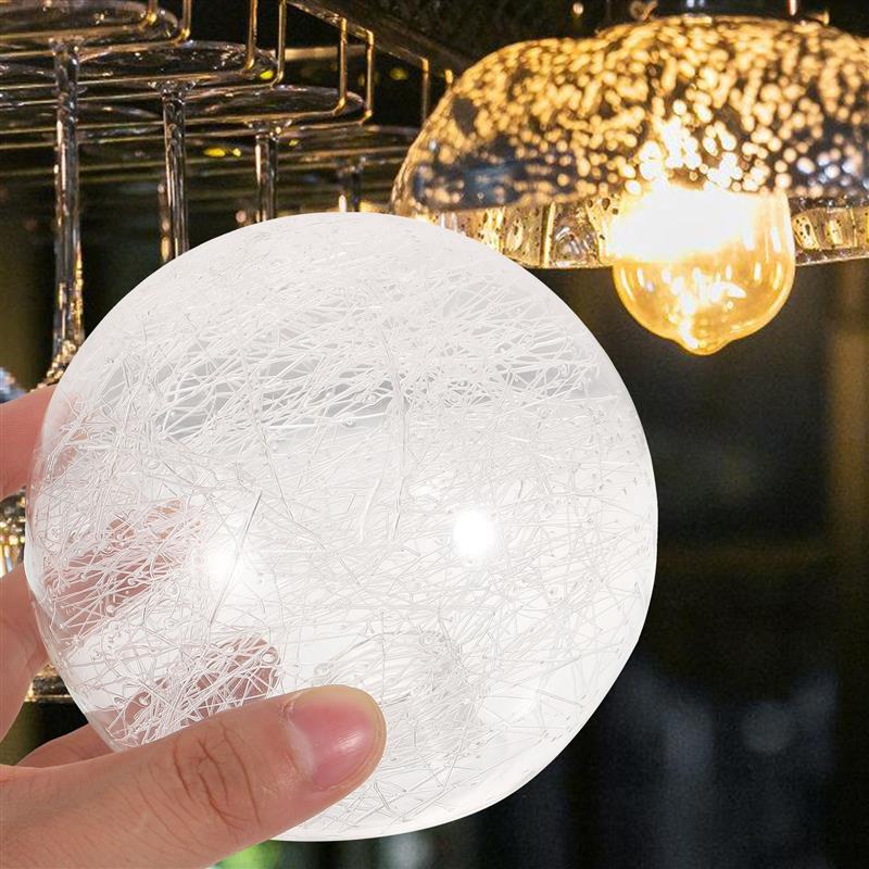 Glasfaser Glas Hängende Kugeln G9 Sockel Hängend Hängende Kugeln 100mm 120mm Deckenleuchte Schirm Lampe Für Deckenleuchtenabdeckung