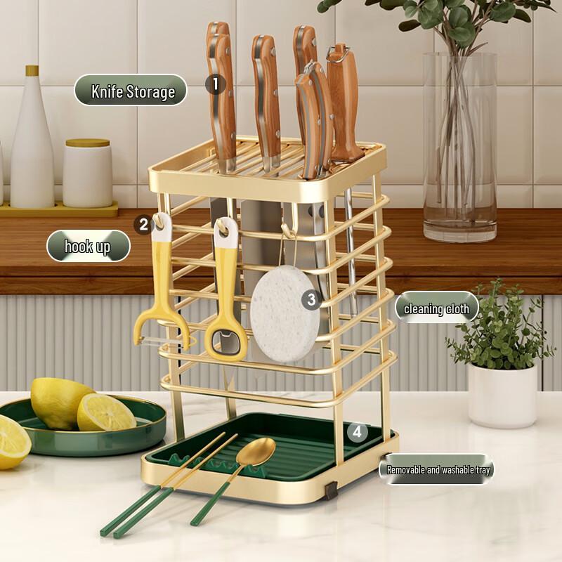 Stainless Steel Kitchen Knife Holder