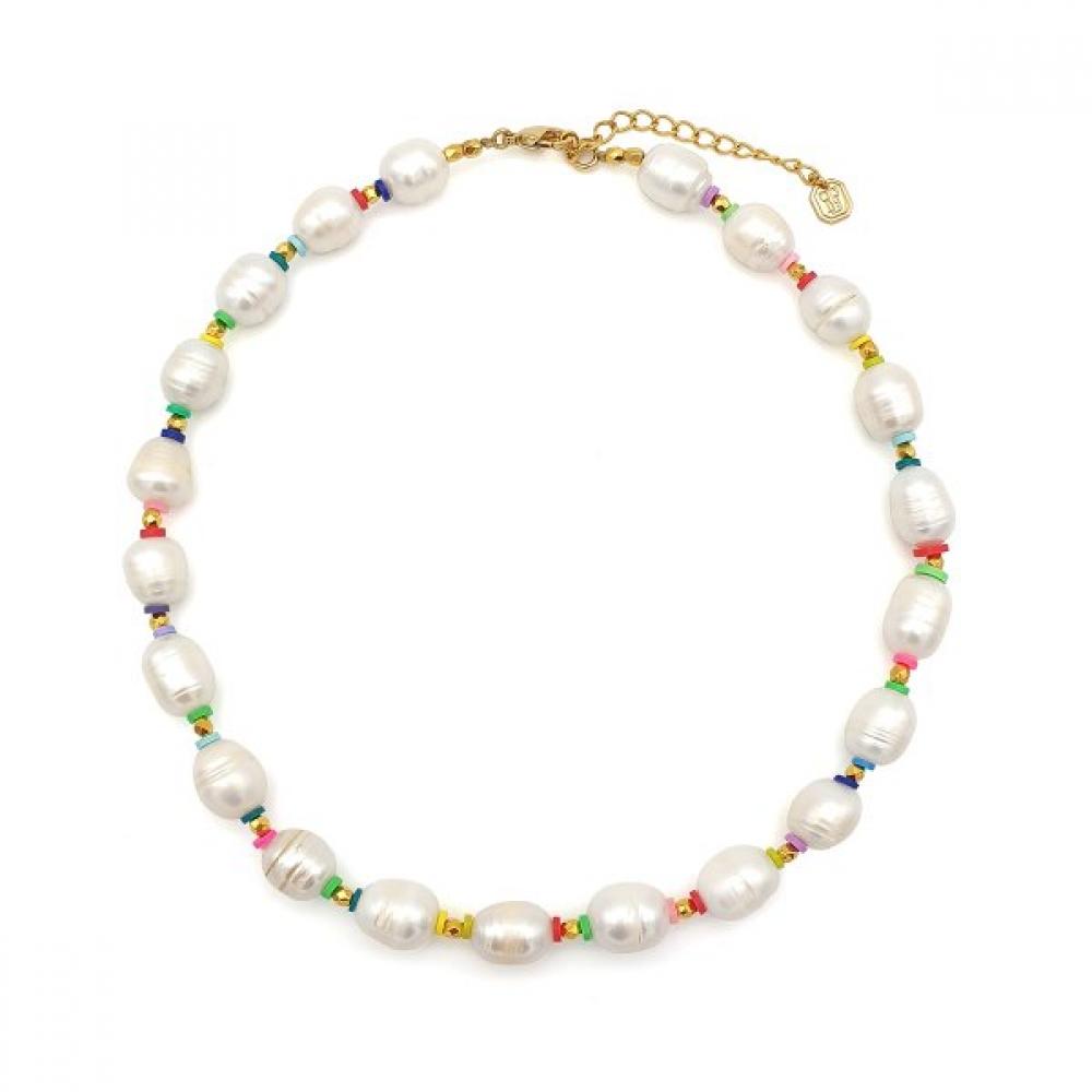 

Tani By mineTani Rainbow Pearl Necklace Ms2n100k Single option