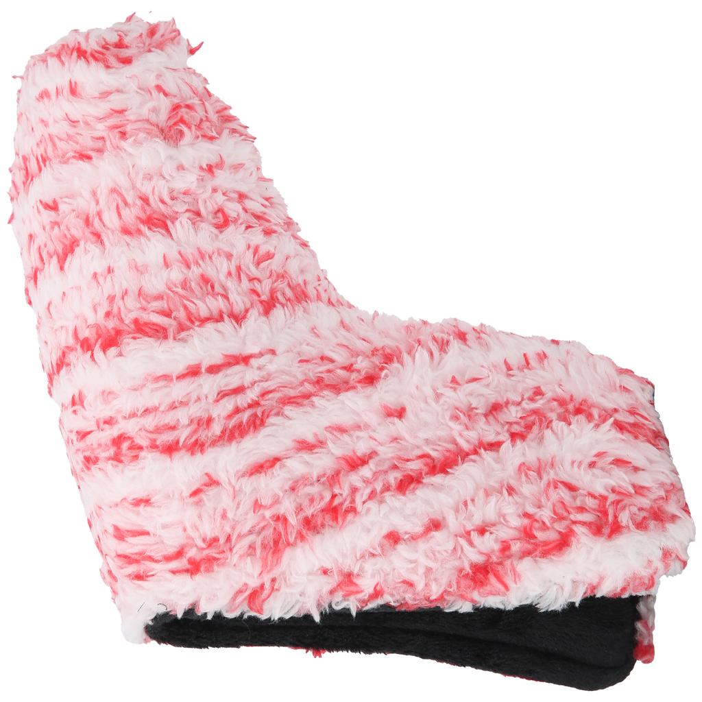 L shaped Golf Putter Head Cover Soft Plush Durable Club Headcover Protector Accessory(White Pink )