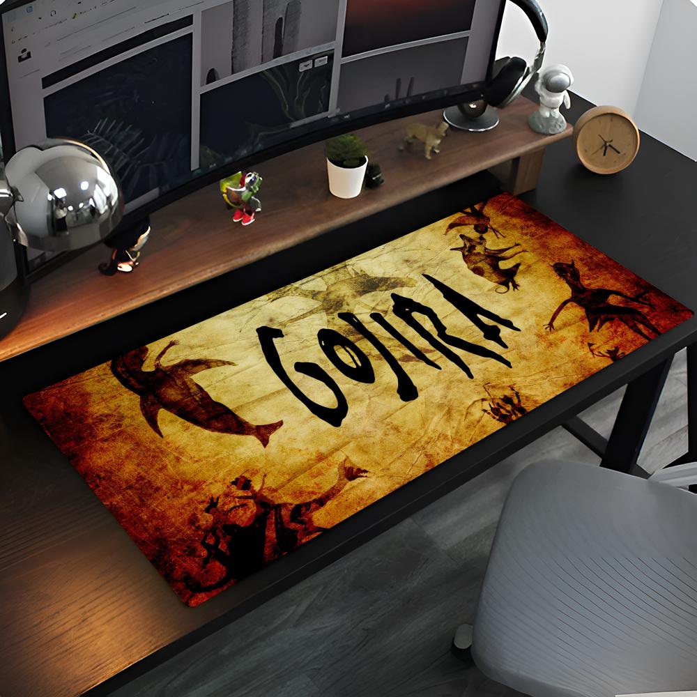 Gojira Mouse Pad Anime Game Mause Pads Cs Lol XXL Home HD Computer Desk Mats Carpet Gamer Office Laptop Soft Desktop 700X300 90