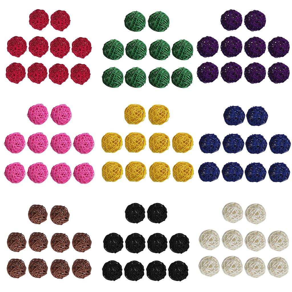 10x Weide Rattan Kugel Ranke Kugel Party Dekorationen Basteln Geschenke