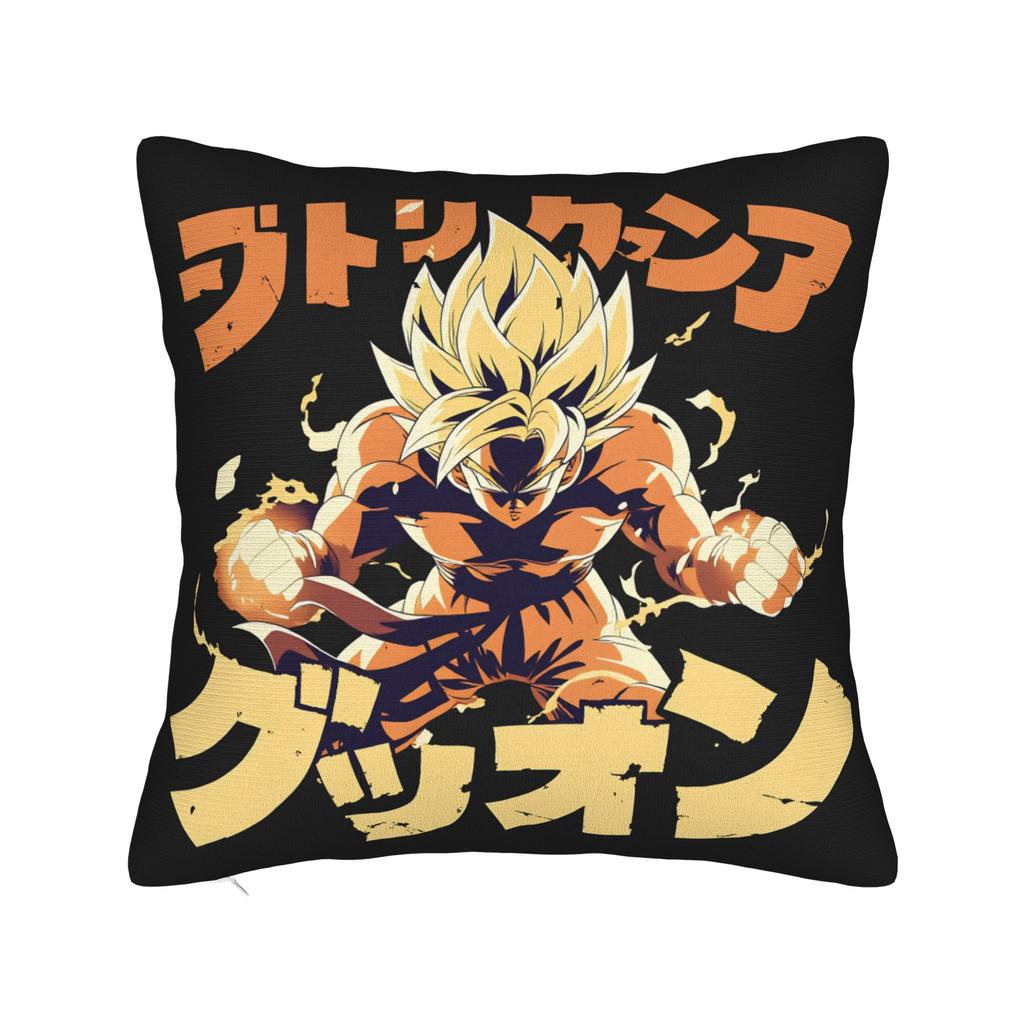 Pillow Case Anime Ball 40th Anniversary Birthday Graphic Pillow Cover For Sofa Couch Bed Living Room Novelty Pillowcases