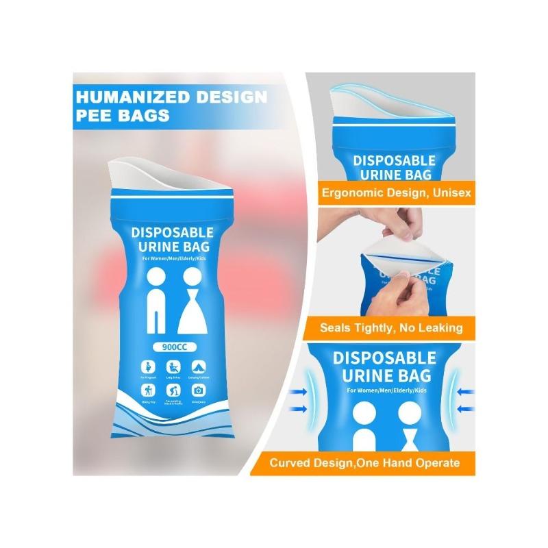 Automotive Travel Urinal Toilet with Absorbent, Volume 900cc