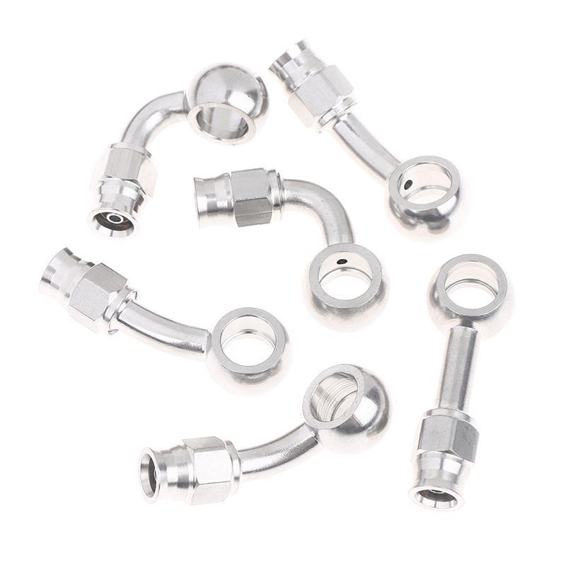 Tubo Freno Idraulico Moto Motorbike An3 Raccordo Banjo M10X1 Connettore Acciaio Inossidabile 0° 28° 45° 90° 10.2Mm