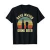 Save Water Drink Beer T Shirt Retro Funny Vintage Washed Fashion Designer Clothes Streetwear Stretched Comfortable Slightly
