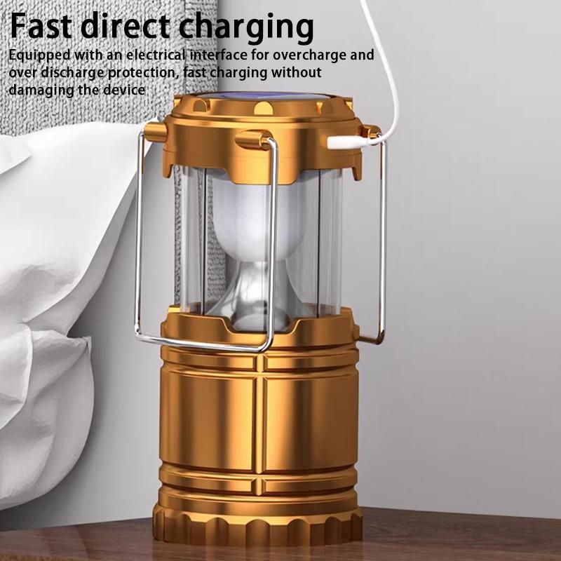 Outdoor Camping Light Solar-Powered Long-Lasting High-Powered Rechargeable Emergency Light Portable Lamp