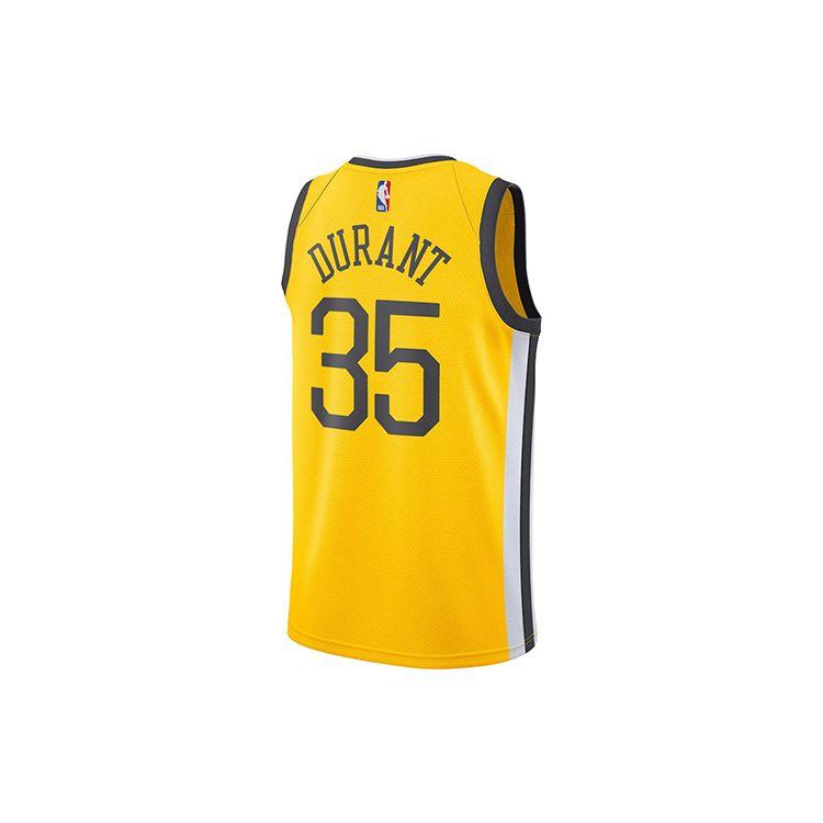Nike NBA Limited Edition Jersey, Fan Edition, Golden State Warriors, Kevin Durant Men Tops Yellow BQ1159-729