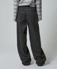 UNKNOWN PLANET Daily Wide Corduroy Pants Gray