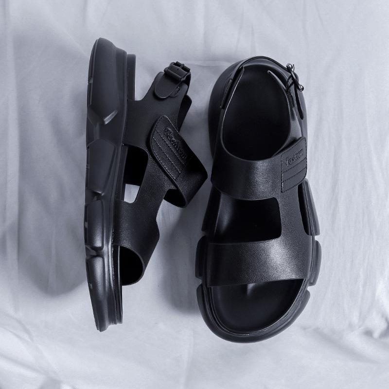 2025 Summer Roman Sandals Men's Summer Beach Shoes Men's Casual Outer Wear Men's Thick-soled Outer Wear 4881-R
