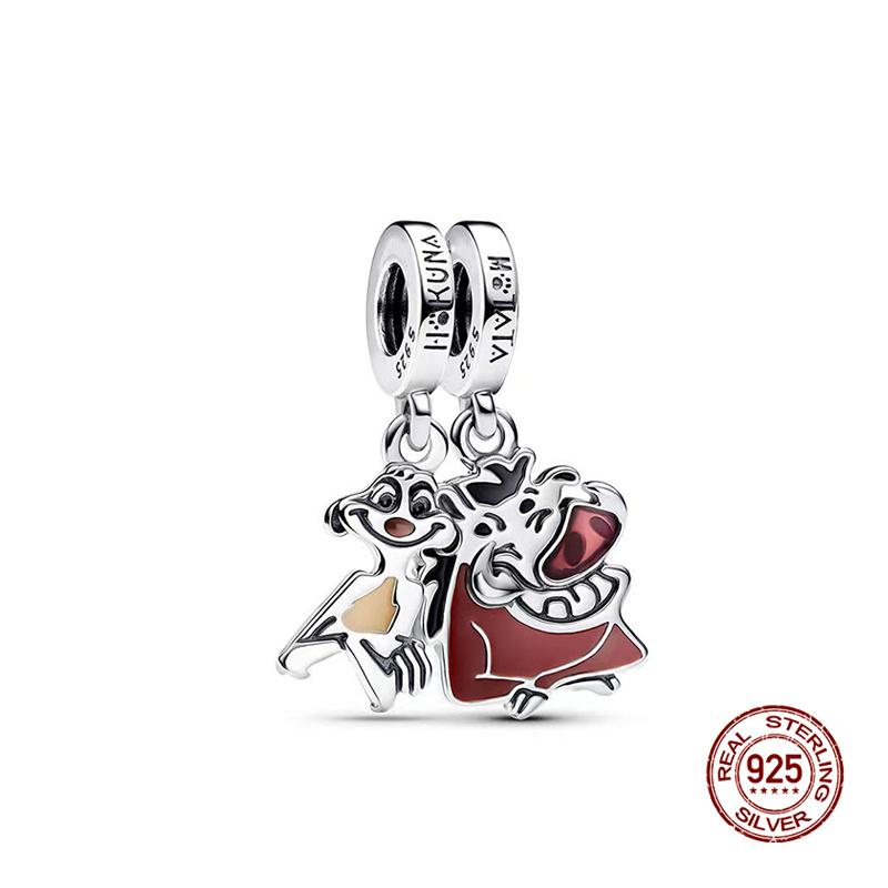 

Шарми Мідь Підходить Оригінальний 3 мм Браслет Жіночий Шарми Намистини Король Лев Зроби сам Ювелірні Вироби Подарунки