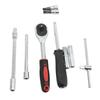 53PCS Automotive Socket Wrench Set High Hardness Steel Professional Ratchet Car Repair Tool Kit with Storage Box