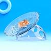 Quiet Hamster Running Wheel Flying Saucer Hamster Wheel with Hideout 2-in-1 Stable Safe Hamster Exercise Wheel for Gerbils Chinchillas Small Pets