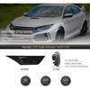 Bestview 2PCS Side Marker Lights For 2016- Honda Civic 10Th Gen Coupe Hatchback: Smoked Lens Front Bumper Fender Lights, 6000K White LED Sidemarker